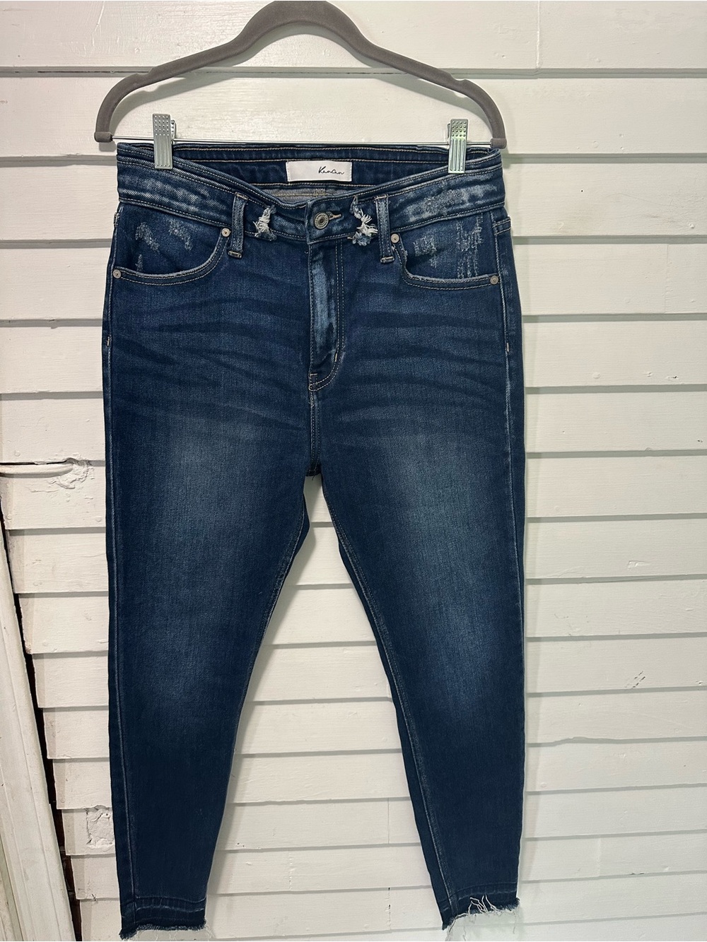 Kancan Dark Blue High-Rise Skinny Jeans size11